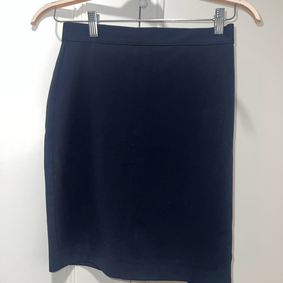 Pencil Elegant Navy Blue Women's Skirt Work Professional sz 4 perfect condition - Picture 8 of 9